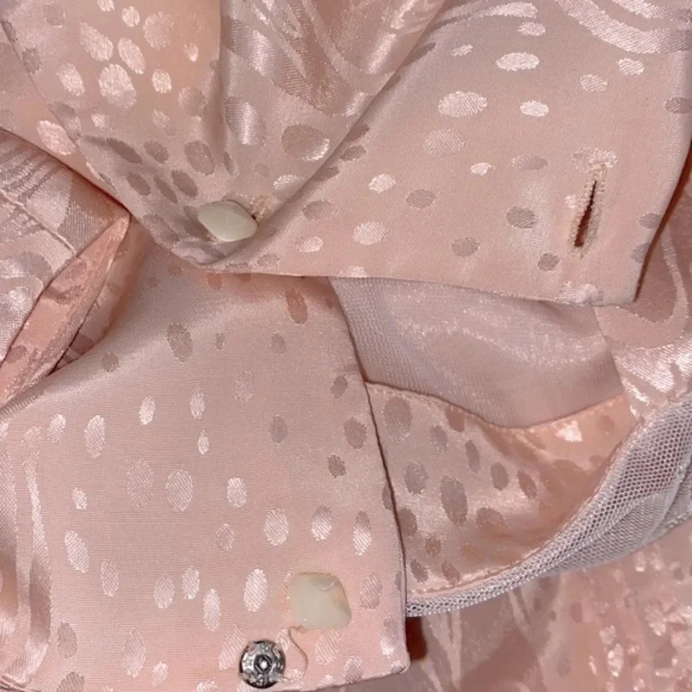 Vintage Nilani peach color maxi dress size 14 - Picture 9 of 11